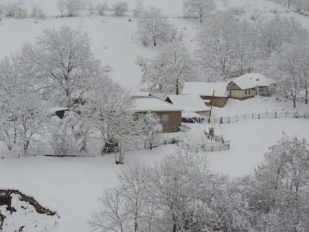 Hava kəskin soyuyub: Qarın hündürlüyü 10 sm, temperatur mənfi 9 dərəcə