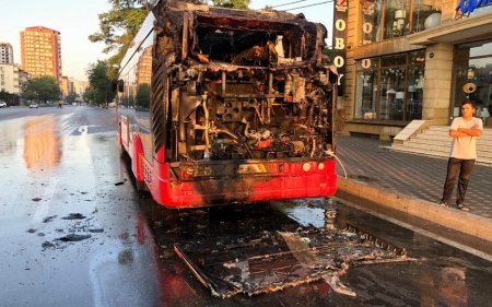 "BakuBus" avtobuslarındakı yanğının ilkin səbəbi açıqlanıb