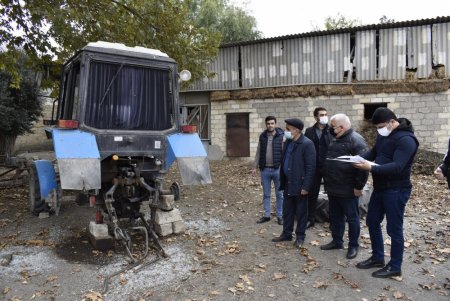 Ermənistanın təcavüzü nəticəsində Bərdəyə dəymiş ziyanın qiymətləndirilməsi aparılır