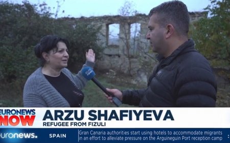 “Euronews” işğaldan azad olunmuş Füzuli şəhərindən reportaj hazırlayıb