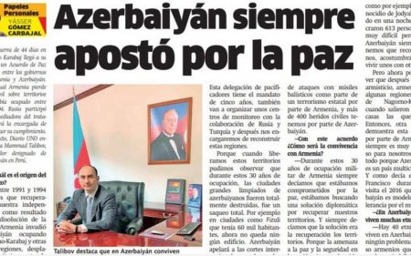 Ermənistanın Azərbaycana qarşı təcavüzünün tarixi Peru mətbuatında