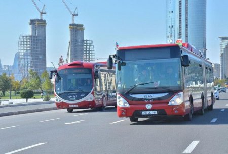 Bu avtobusların hərəkət sxemi dəyişdi - FOTO