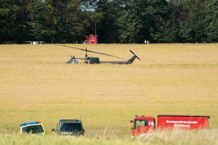 Almaniyada helikopter qəzası: Ölənlər var