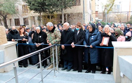 Şəhidlərin xatirəsinə həsr edilmiş memorial kompleksin açılışı oldu - Fotolar