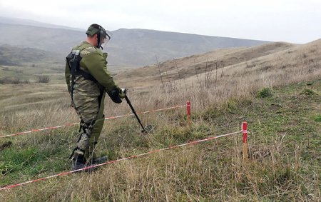 Mühəndis qoşunları tərəfindən aşkarlanan minaların sayı açıqlandı