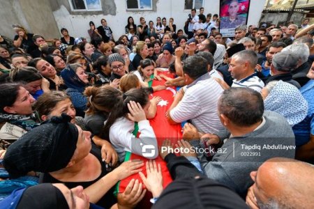 Şəhid Fərid Quliyev Lökbatanda son mənzilə yola salındı - YENİLƏNİB + FOTO