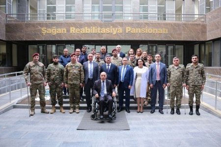 Reabilitasiya kursu keçən müharibə əlilləri ilə növbəti görüş olub - FOTO